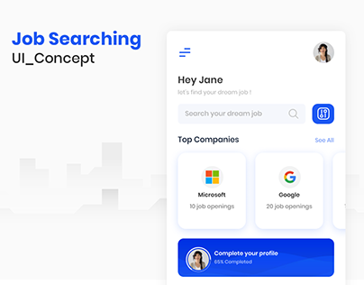 Job Search UI Concept