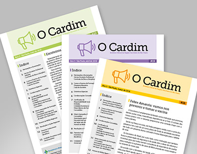 Logo and Newsletter ˝O Cardim˝ for Boy Scout