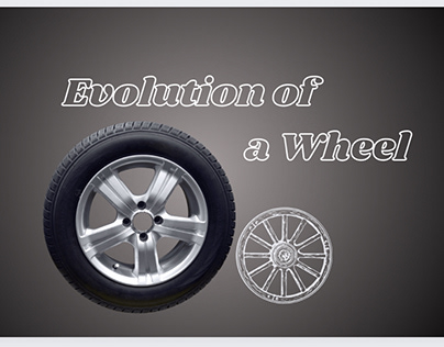 Evolution of wheel Poster