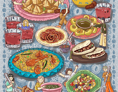 Project thumbnail - Food Illustration