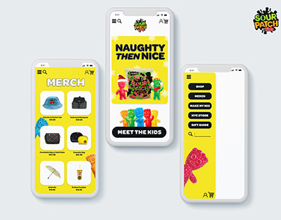 Sour Patch Kids App Design
