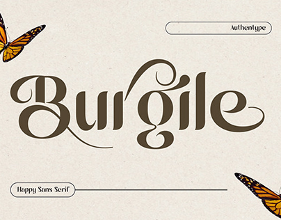 Free Burgile Happy Sans Serif Font