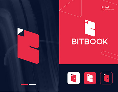 BitBook, Modern, Tech, Software, Library Logo Design