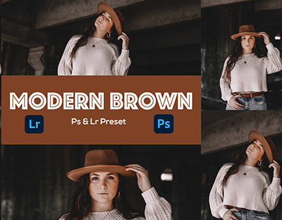 Modern Brown Photoshop Preset