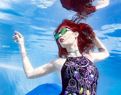 Underwater edytorial for Friday Magazine