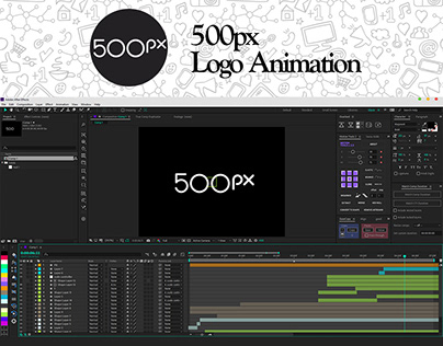 500px Logo Animation