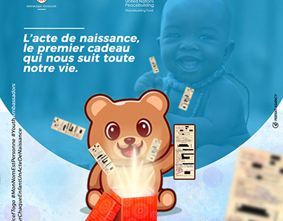 Projet Campagne digital Acte de naissance UNICEF TOGO