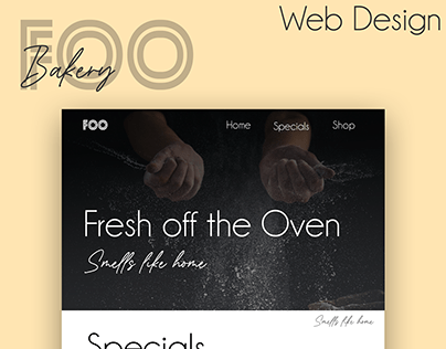 Bakery Web design