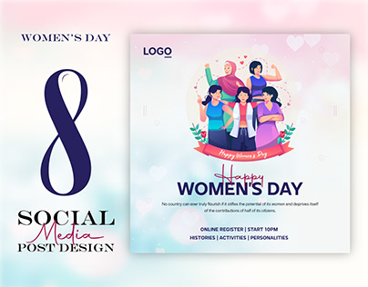 Happy Women's Day - Social Media Post Design