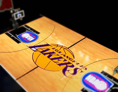 NBA Lakers 3D Motion Graphics Intro