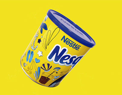 Nestle Nesquik Can Design