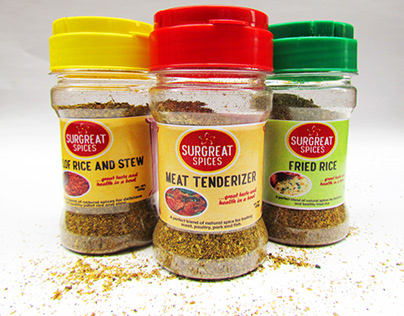 Surgreat Spices Branding