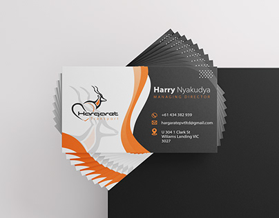 Business Card Design - Hargarate Transport