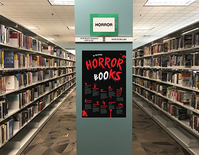 Poster Design of the 10 Greatest Horror Books