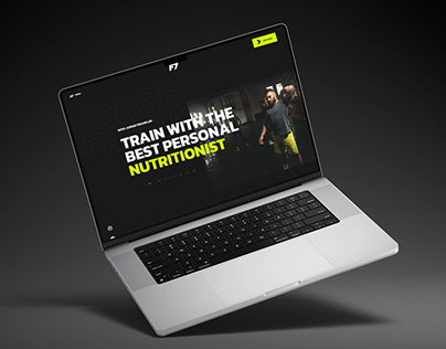 Personal Fitness Trainee Website Design | UI Design