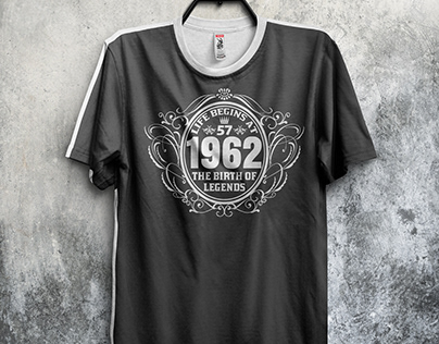 1962 bithday t-shirt