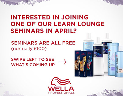 Wella Professionals Learn Lounge - April