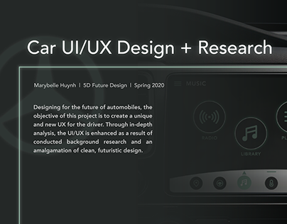 Self Driving Vehicle UX/UI