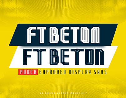 FT Beton Punch Expanded Font