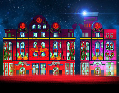 World Art Nouveau Day Projection Mapping