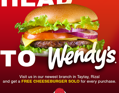 Mock Up: Wendy's Burger