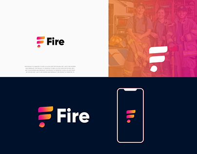 Fire professional minimalist business logo design.