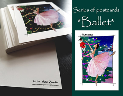 Series of postcards "Ballet"