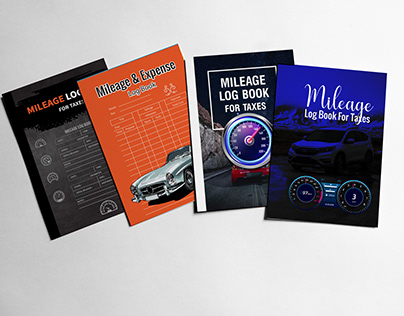 Mileage and Expense Logbook Cover Design