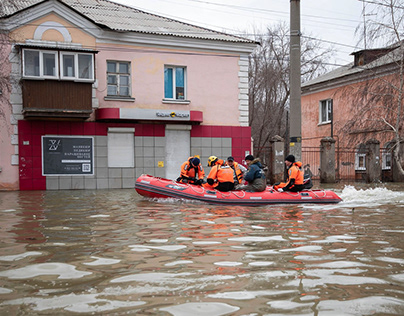 Severe Flooding in Russia and Kazakhstan Forces