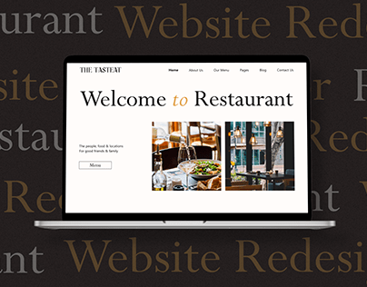 The Tasteat - Landing Page Redesign