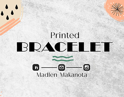 Printed Bracelet