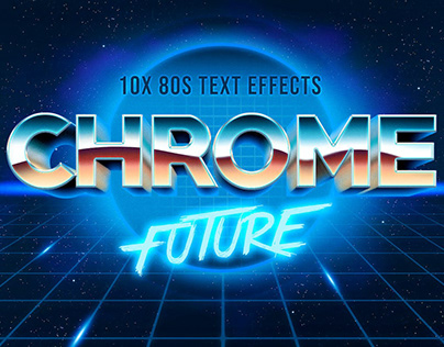 80s Text Effect