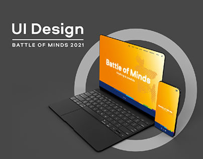 UI Design for Battle of Minds 2021 Website