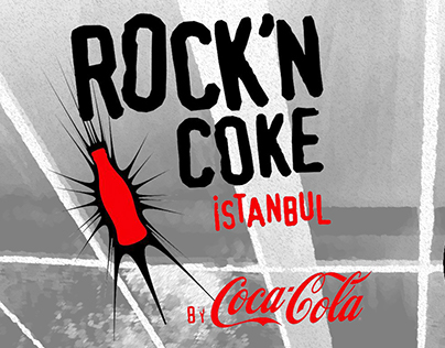 rock'n coke afiş tasarımı