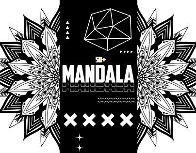 50+ Black & White Mandala Set collection