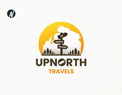 Upnorth Travel - Logo Design
