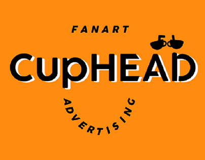 Cuphead advertising illustration