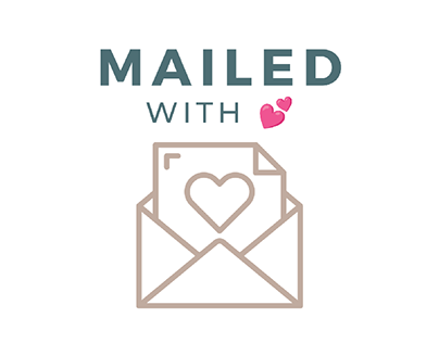 Mailed with 💕 - Postcard