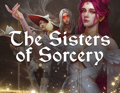 The sisters of sorcery (character concept art)