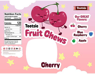 Tootsie Fruit Chews Rebrand