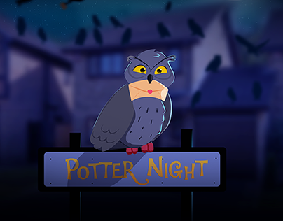 Potter Night - Poster Illustration