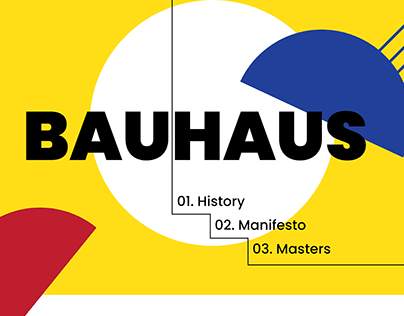 Bauhaus Website Design
