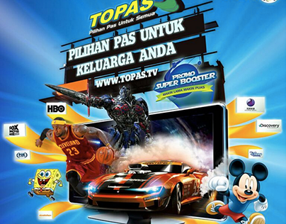 Topas TV | Backdrop Stage for Night Run at Surabaya