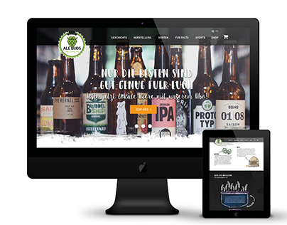 Craft Beer Website Design