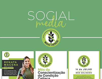 Social Media Maio Verde Celíacos do Brasil