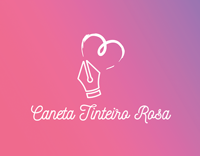 Caneta Tinteiro Rosa - Identidade Visual