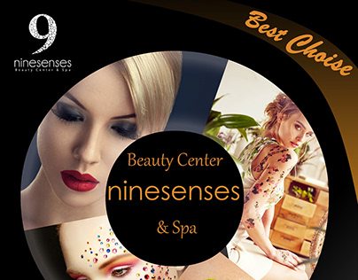 9 Senses Beauty Center Flyer