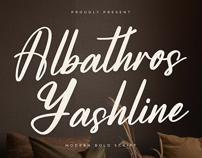 Albathros Yashline - Modern Bold Script