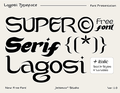Lagosi - Free Pointed Serif Font