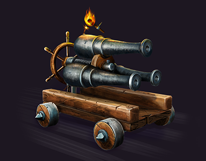 Triple cannon
